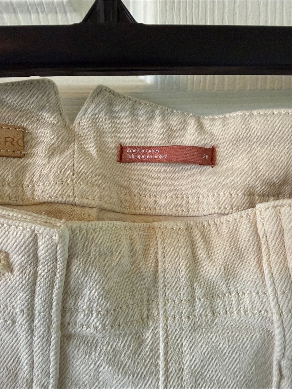 Anthropologie “Pilcro” Kit Utility High-Rise -Wide-Leg Pants!! Cream Colored. - Picture 3 of 5